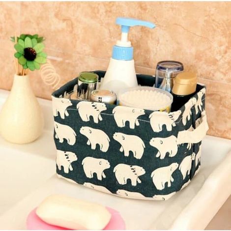 Panier de rangement pliable grande capacité, style animal, pliable et portable, pour animaux de compagnie, jouets d'enfants et livres, écologique et non toxique.