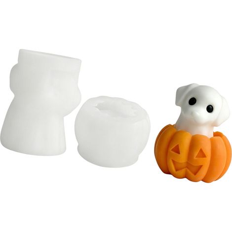 Set di stampi in silicone a tema zucca e cucciolo