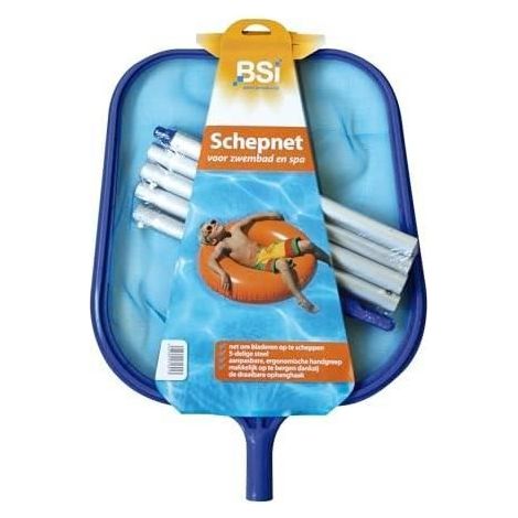 BSI - Nettoyage - Epuisette de surface - Pour oter les feuilles et insectes - 140 cm (1/5)