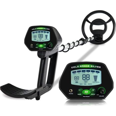 Détecteur de métaux pour adultes Détecteur de métaux souterrain professionnel MD-4090 de haute précision détecteur de métaux LCD avec fonction de mémoire rétro-éclairage réglable Étanche professionnel (1/5)