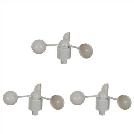 3X WH-SP-WS01 Anemometro Strumento di misurazione della velocità del vento Sensore meteorologico (1/4)