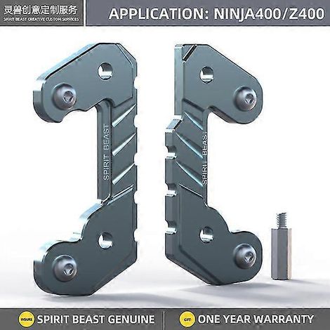 Motorrad-Fußpedal-Erhöhungshalterung für Kawasaki Z400 Ninja 400 – Titan (1/5)