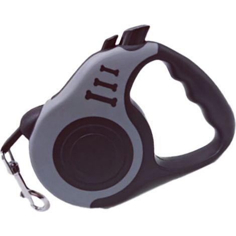 Grey pet leash 13113cm 1 piece 3 meters retractable dog leash durable and practical (1/4)