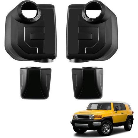 Suitable for Toyota FJ Cruiser and FJ Land Cruiser exterior black warrior modification rearview mirror cover and reversing mirror housing (1/5)
