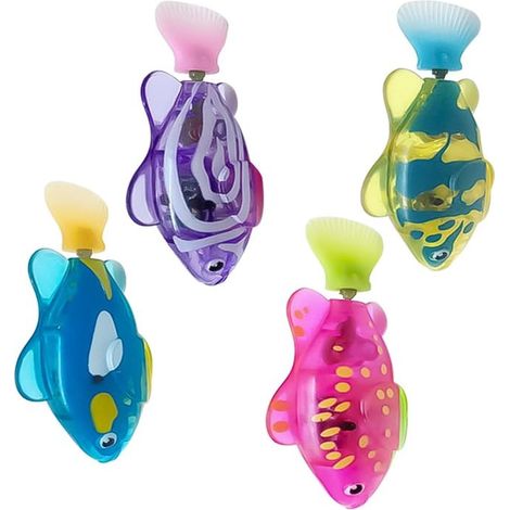 Lot de 4 poissons nageurs électriques interactifs pour chats, avec capteurs de mouvement (4 pcs) (1/4)