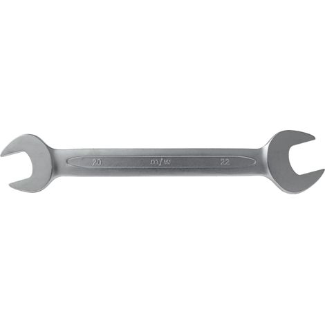 Llave plana de boca abierta de acero CrV MJW, llave recta de 20-22 mm (1/2)