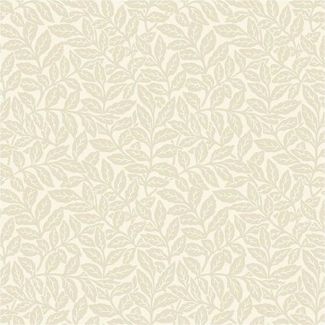 Ash Branch Wallpaper Leaf Print Floral Cream Beige Botanical Natural Modern (1/4)