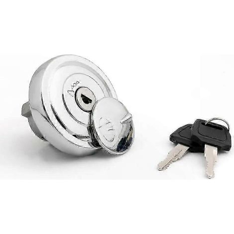 Bouchon de réservoir de carburant universel pour motos avec clés, compatible avec les modèles DragStar VStar XVS (1/5)