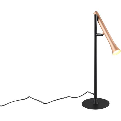 Lampada da tavolo FIATO Trio nera/caffè LED 3W CCT (1/5)