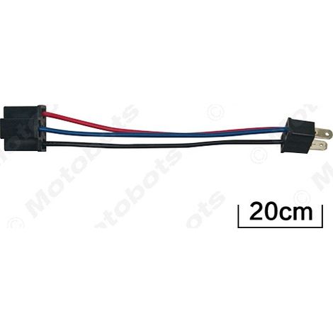 12V/24V H7 to H4 automotive lamp socket wire, headlight conversion wire, LED/HID lamp socket wire, lamp socket adapter (1/4)