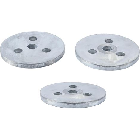 Lot De 2 Plaques Lestées Pour Écumoire De Piscine, Plaque De Lestage En Anode De Zinc Pour Nettoyage Extérieur, Accessoires Pour Filtre À Flotteur (1/5)