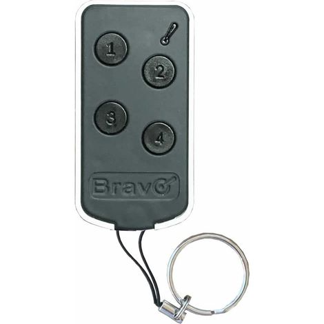 Radiocomando Apricancello Door Bravo Mhz 433 Banchi 4 con CR2032 2 Pezzi (1/2)