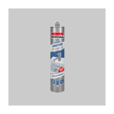 SILICONE NEUTRO SANITARI SOUDAL 300 ml - Bianco