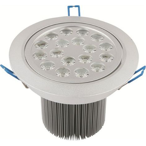 TRADE SHOP - Faretto Faro A Led 3w 5w 7w 9w 12w 15w 18w A Incasso Con Molla Luce Calda Fredda - -Bianco Freddo-18 Watt