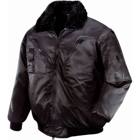 teXXor Piloten-Jacke OSLO, Arbeitsjacke, Schwarz, XS - 5XL, Größe: XS