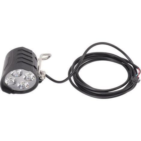 Phare avant LED haute luminosité 12 W pour vélo électrique avec klaxon pour 36 V et 48 V - FYDUN (1/4)