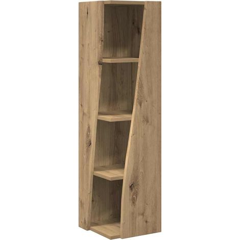 Mobile angolare Rovere artigianale 27,5x27x102cm vidaXL