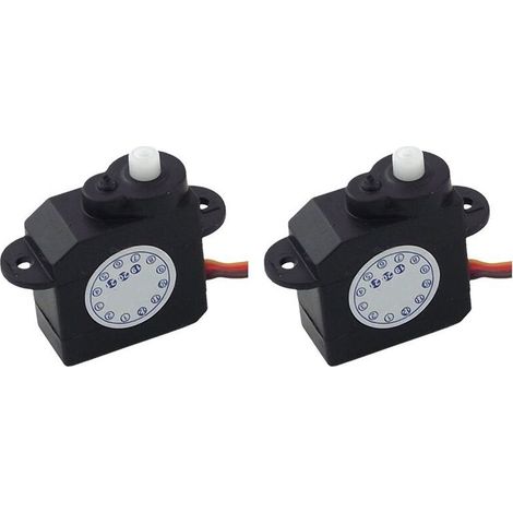 Convient aux servomoteurs miniatures de 2,1 g, rotation à 180° DM-S0020 2 g, servomoteurs en plastique 4,8 V-6 V, 2 unités (1/5)