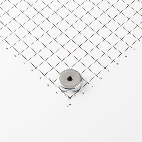 Magna-C Ferrit Flachgreifer Ø20x6mm mit konischer Senkung (1/3)