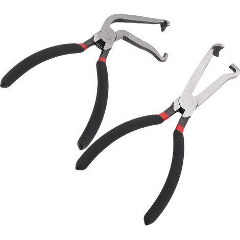 Pince de déconnexion électrique, pince à tête droite coudée pour bougies d'allumage, tuyaux de carburant sans outil de retrait de broche de Terminal. (1/5)
