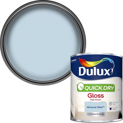 Dulux Quick Dry Gloss Colours - Mineral Mist - 750ml
