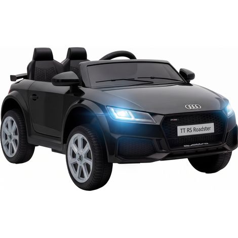 AIYAPLAY 12V Audi TT RS Licensed Electric Car with Remote Control Black (1/5)