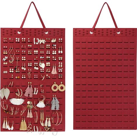 Sac organisateur d'accessoires suspendu bordeaux (1/3)
