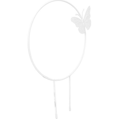 Support en fer pour plantes grimpantes, idéal pour le jardin. (1/5)