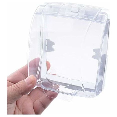 Wasserdichte Abdeckung für Türklingelknopf, transparente Schutzhülle, Regenschutz für Türklingel im Außenbereich (1/4)