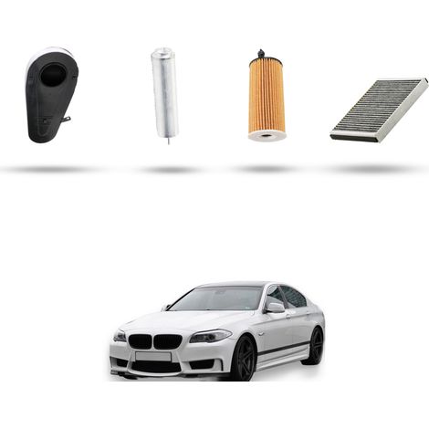 Kit tagliando 4 filtri compatibile con Bmw serie 5 (F10, F11, F18) 518d 100kw dal 2013 (1/5)