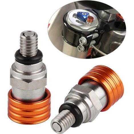Válvulas de purga de aire para horquilla de motocross M4X7mm para KTM 85 125 144 200 250 300 350 450 SX EXC XC XCW con tornillo