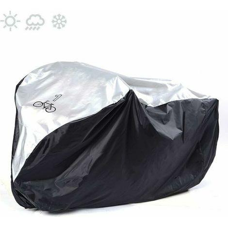 Housse Velo Exterieur Anti-UV Protection Poussière Résistant Impermeable Pluie pour de Vélo Bicyclette Cycle Scooter Couvre Route Montagne étanche Housse de Vélo ,S