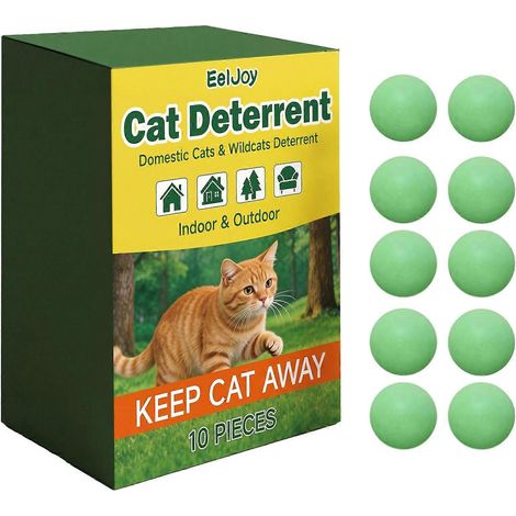 1 pièceRépulsif pour chats d'extérieur, huile essentielle de menthe poivrée naturelle, pour l'intérieur et l'extérieur. Paillis et fleurs : protection permanente contre les griffures et les mordilleme (1/5)