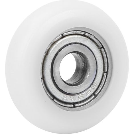 10 Stück Nylon-Kunststoff-Riemenscheibenrollen mit eingebetteten Rillenkugellagern 5 x 23 x 7 mm (1/5)