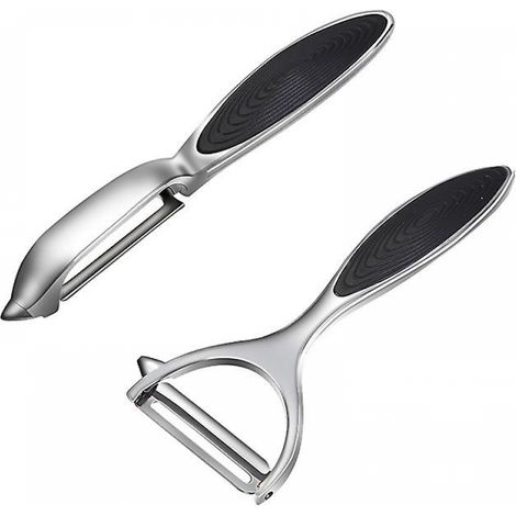 BEBUSINGOTO Pelador de verduras para cocina, pelador de patatas, patatas, zanahorias (1/5)
