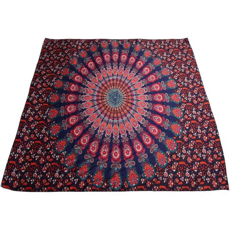 Tapisserie murale bohème indienne Mandala (3) (1/5)