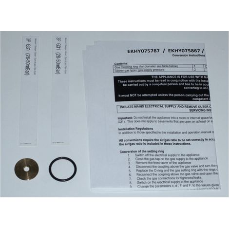 Umbauset Propan Begrenzer 410 für DAIKIN Altherma C Gas W top - 5013114 von Daikin