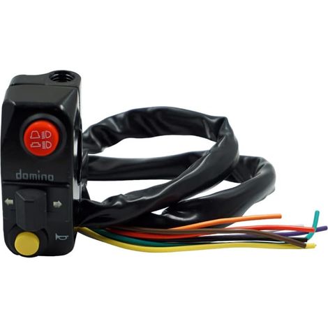 4 en 1 Interrupteur de guidon de moto Interrupteur d'indicateur de moto pour moto Quad Dirt Bike ATV Scooter