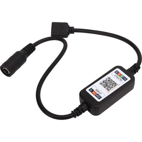 Lot de 2 mini contrôleurs LED Bluetooth RGB, contrôleur musical USB 5V DC 5-24V, 4 broches, pour rubans LED 5050 (1/5)