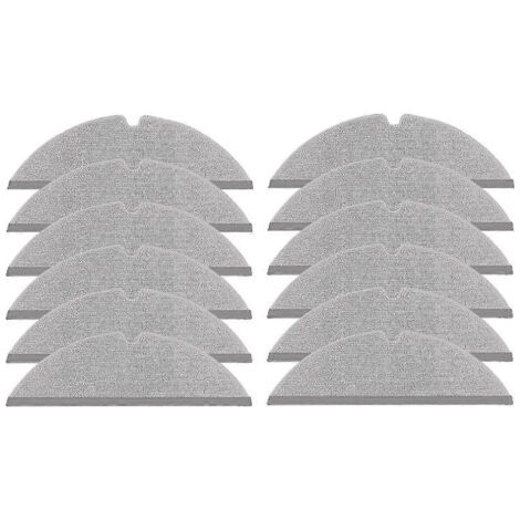 BARKBUSTERS Lot de 12 lingettes de rechange pour balai Dreame D20 Plus / Dreame D20 : outil de nettoyage hygiénique pour sols et maison. (1/5)