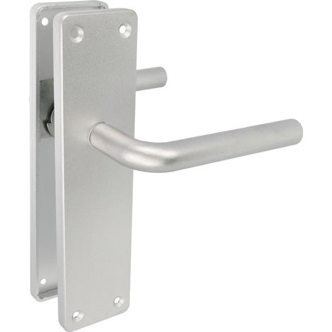 AMIG  Ensemble sur plaque BDC aluminium  AL4P  222 x 55 mm  Aluminium  Argent (1/5)