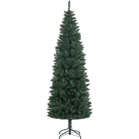Sapin de Noël artificiel slim JERRY vert 210 cm (1/5)