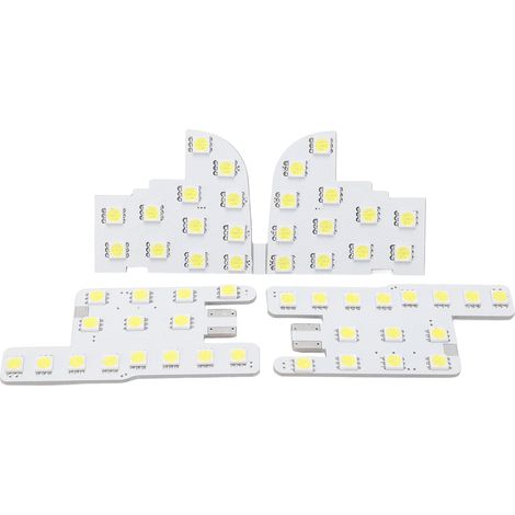 4 pièces Plafonnier intérieur de voiture 54LEDs SMD 5050 Remplacement pour CRV 2009-2013 (1/5)