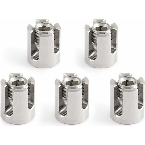 Paquete de 5 bridas de acero inoxidable (A4) - Para cable de 2 mm - M8 (para cable de 2 mm)