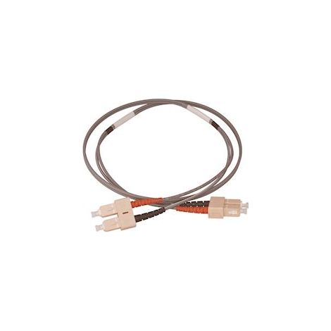 jarretière optique - duplex - sc/sc - catégorie om3 - 50/125 µm - 1 mètre - gigamédia d4mcc1m