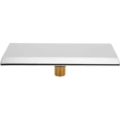 Eosnow Bec de baignoire cascade G1/2, filetage externe, SPA, salle de bain, piscine, buse de sortie de cascade murale argentée (1/4)