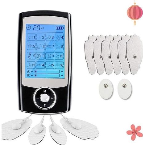 Monlida Électrostimulateur Tens Anti-Douleur professionnel et Électrostimulation Musculaire 16 programmes de Massage (1/4)