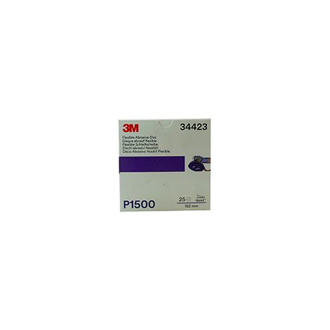 3M 34423 DISCHI ABRASIVI FLESSIBILI P1500 PEZZI 25