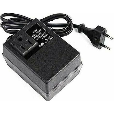 Transformateur abaisseur 220V vers 110V 200W, adaptateur de courant avec fiche UE, pour appareils basse tension. (1/5)
