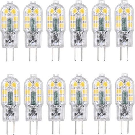 Ampoules LED Tomshine G4, lot de 12, blanc chaud (1/5)